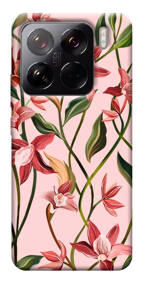 Чехол Floral motifs для Xiaomi 15 Pro