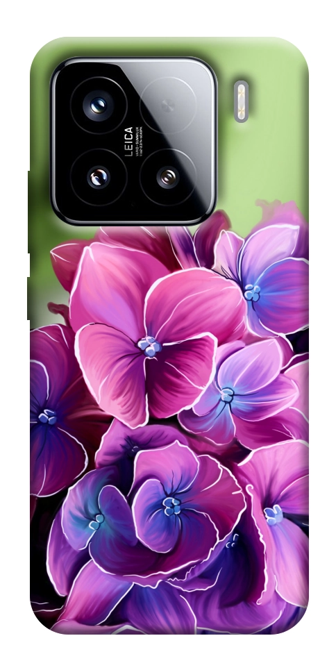 Чехол Кружевная гортензия для Xiaomi 15