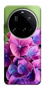 Чехол Кружевная гортензия для Xiaomi 15 Ultra