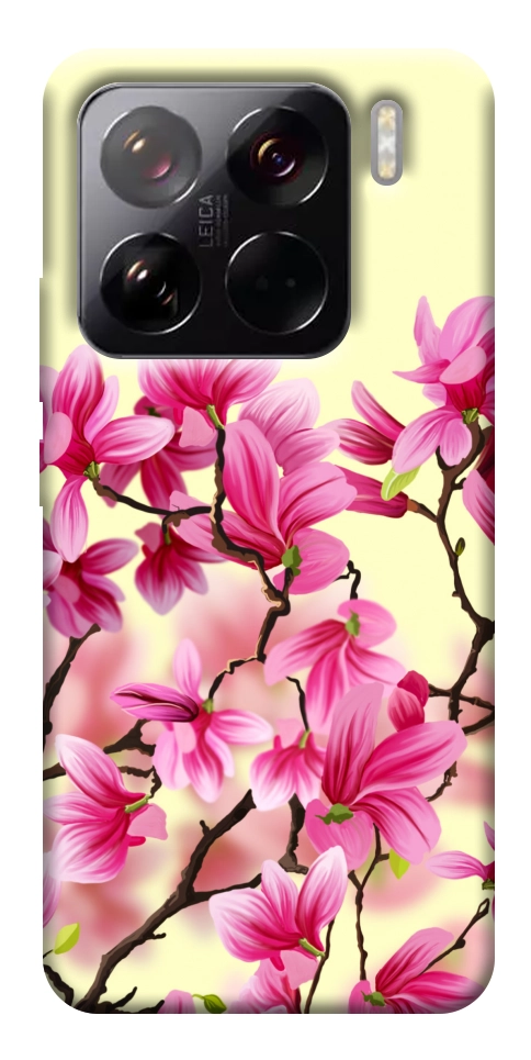 Чехол Цветы сакуры для Xiaomi 15 Pro