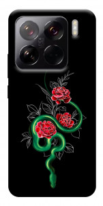 Чехол Snake in flowers для Xiaomi 15 Pro