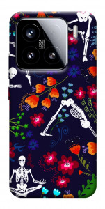 Чехол Yoga skeletons для Xiaomi 15