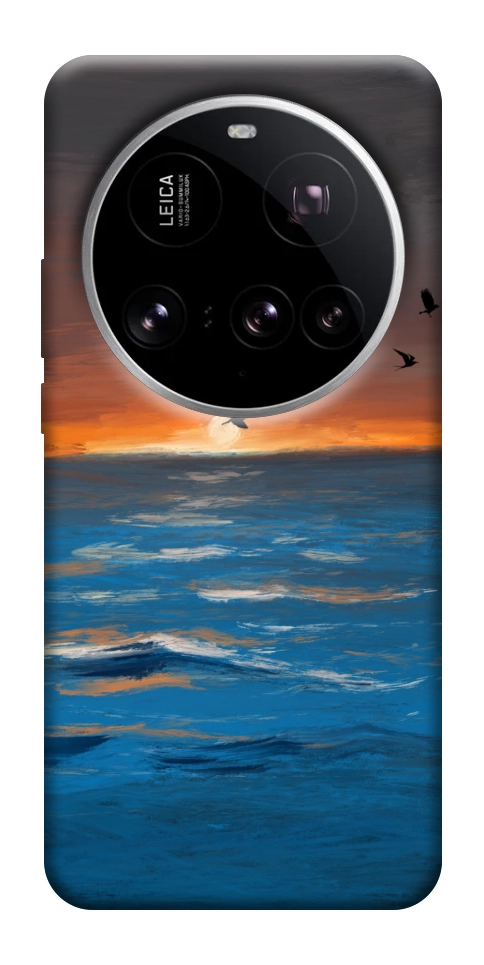 Чехол Закатное море для Xiaomi 15 Ultra