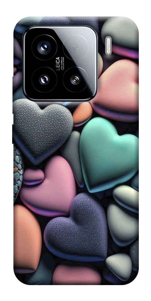 Чехол Каменные сердца для Xiaomi 15