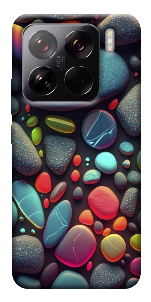 Чехол Разноцветные камни для Xiaomi 15 Pro