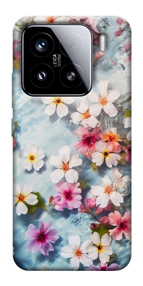Чехол Floating flowers для Xiaomi 15