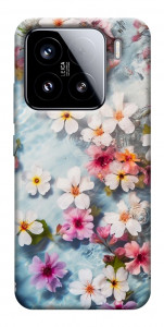 Чехол Floating flowers для Xiaomi 15