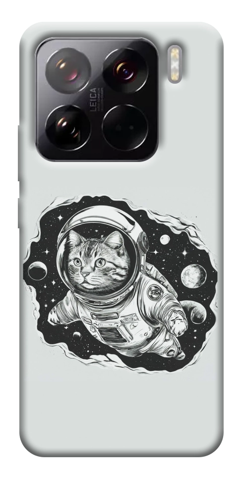 Чехол Кот космонавт для Xiaomi 15 Pro