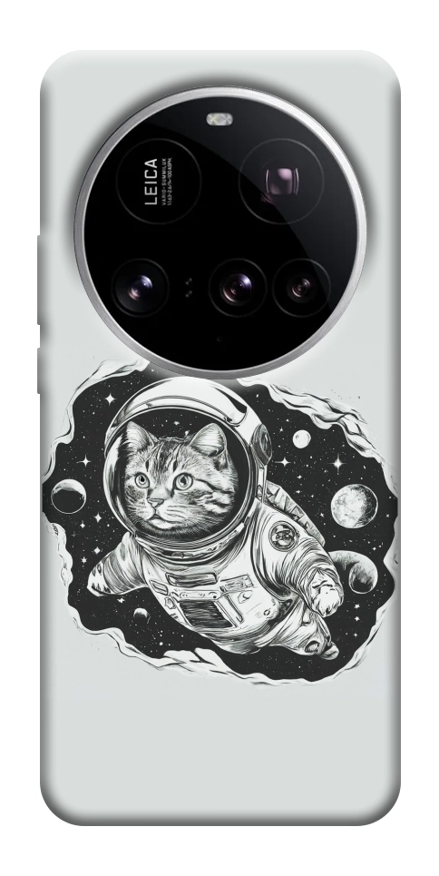 Чехол Кот космонавт для Xiaomi 15 Ultra