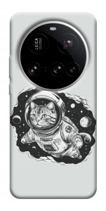 Чехол Кот космонавт для Xiaomi 15 Ultra