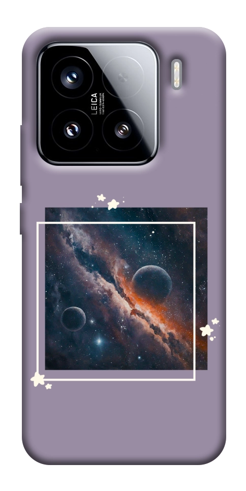 Чехол Космос в квадрате для Xiaomi 15