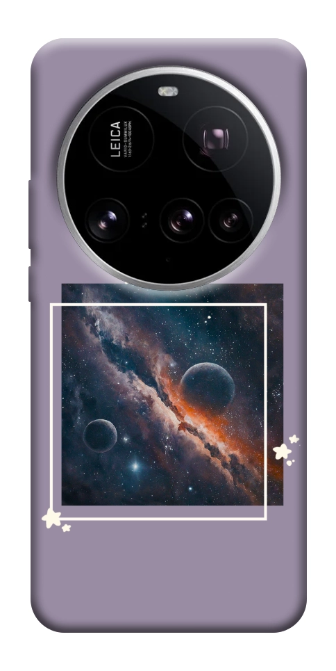Чехол Космос в квадрате для Xiaomi 15 Ultra
