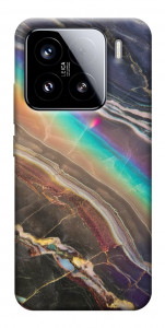 Чехол Радужный мрамор для Xiaomi 15