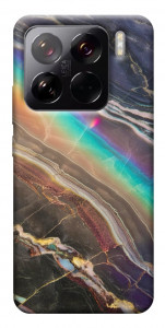 Чехол Радужный мрамор для Xiaomi 15 Pro