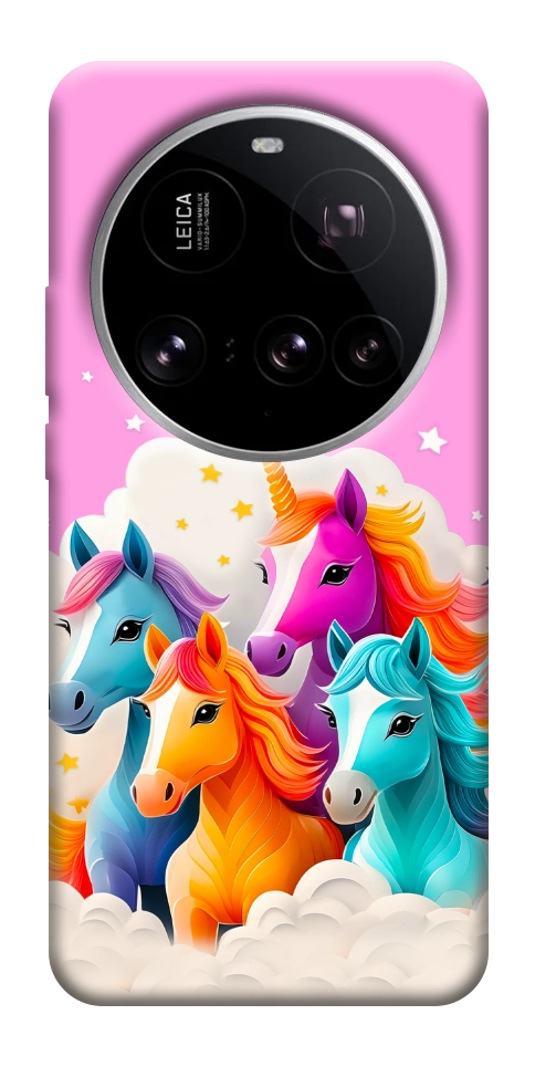 Чехол Пони в облаках для Xiaomi 15 Ultra