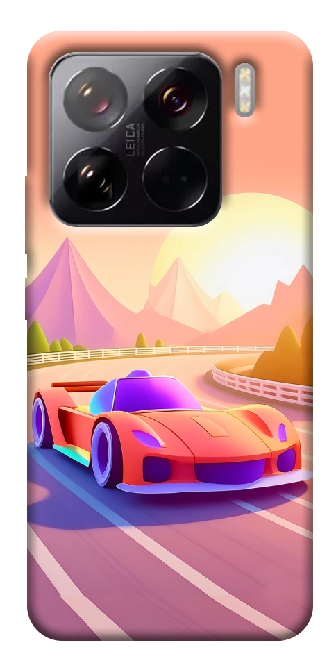 Чехол Машинка на закате для Xiaomi 15 Pro