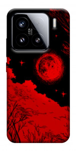Чехол Кровавый закат солнца для Xiaomi 15
