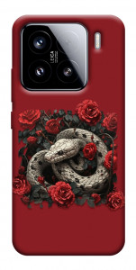 Чехол Roses snake для Xiaomi 15