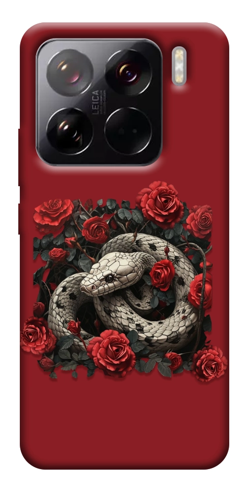 Чехол Roses snake для Xiaomi 15 Pro