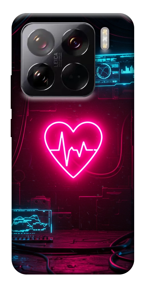 Чехол Neon heart для Xiaomi 15 Pro