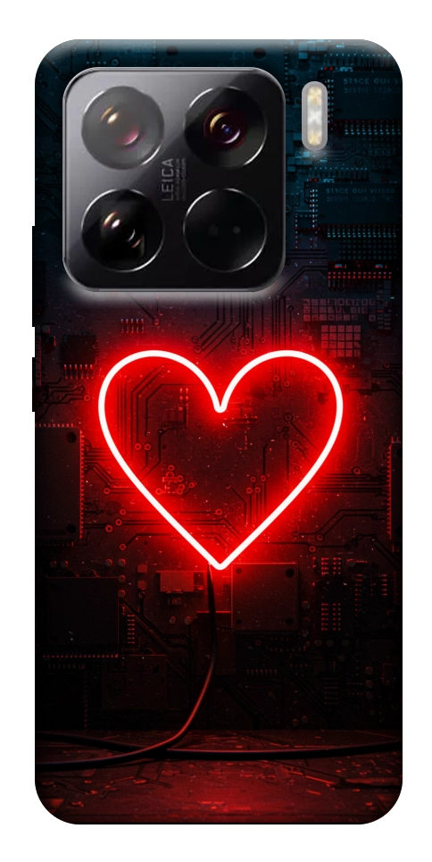 Чехол Яркое сердце для Xiaomi 15 Pro