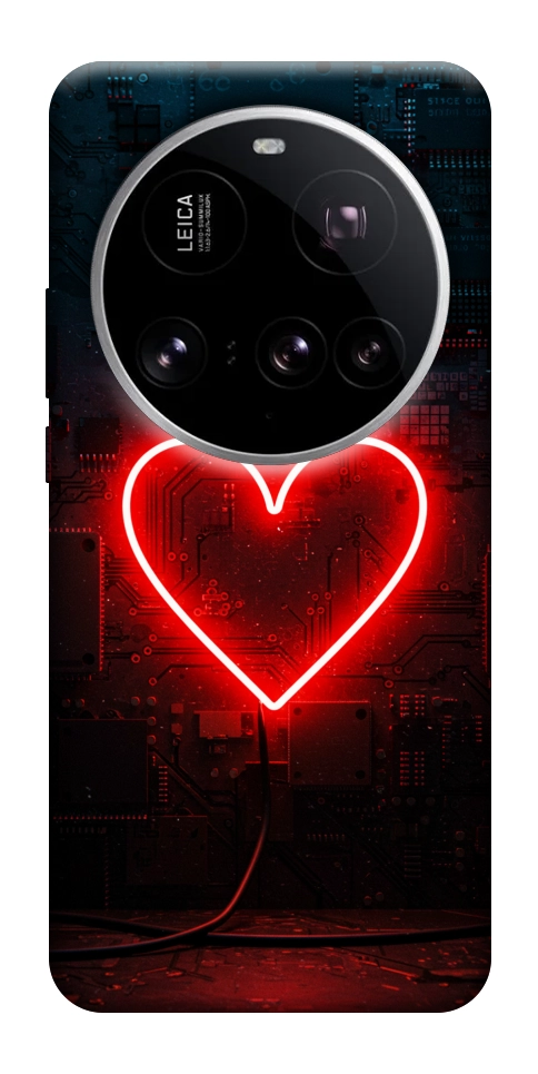 Чехол Яркое сердце для Xiaomi 15 Ultra