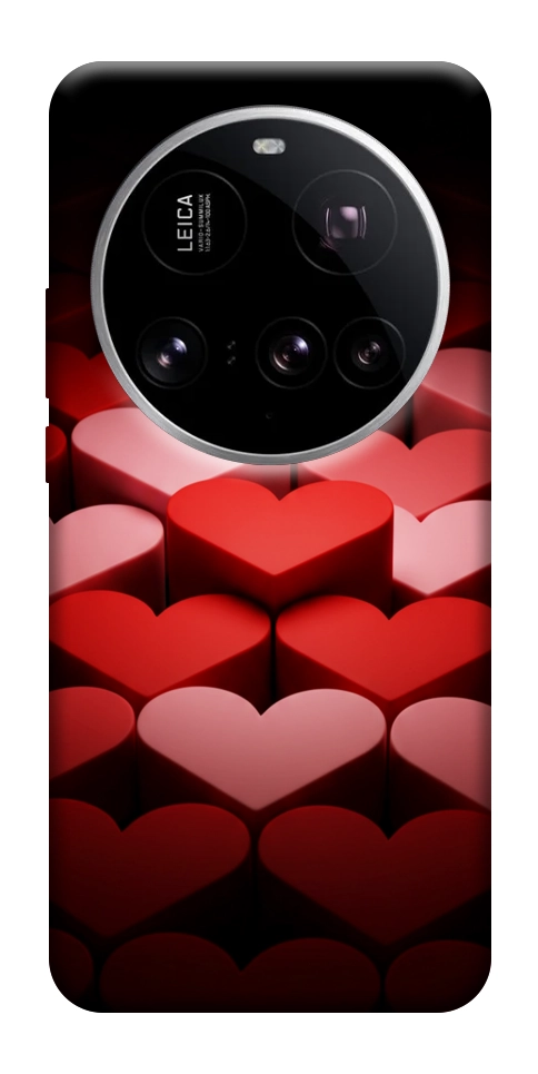 Чехол Hearts pattern для Xiaomi 15 Ultra