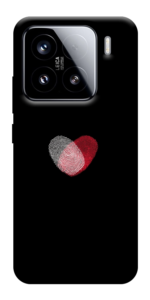 Чехол Fingerprint heart для Xiaomi 15