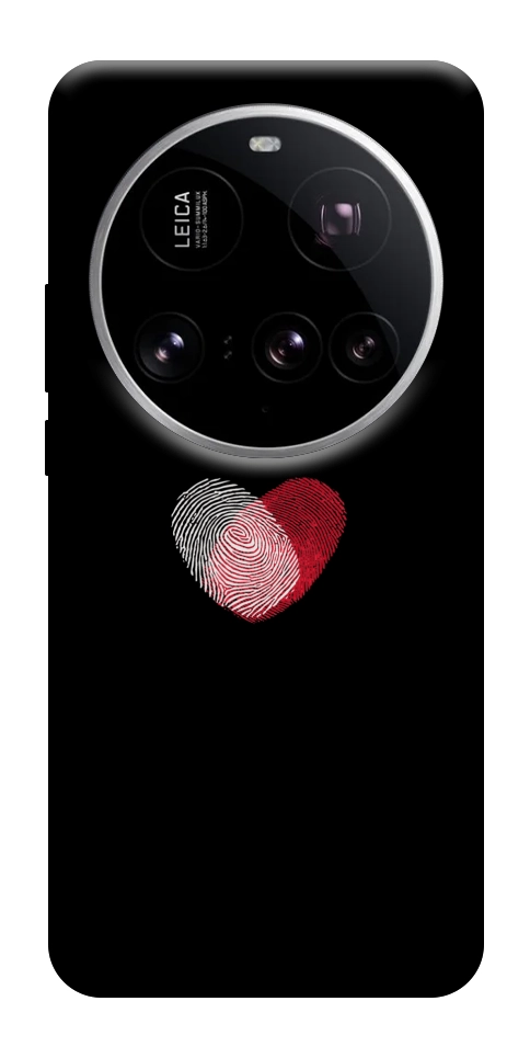 Чехол Fingerprint heart для Xiaomi 15 Ultra