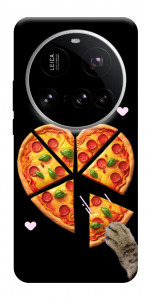 Чехол Pizza Love Cat для Xiaomi 15 Ultra