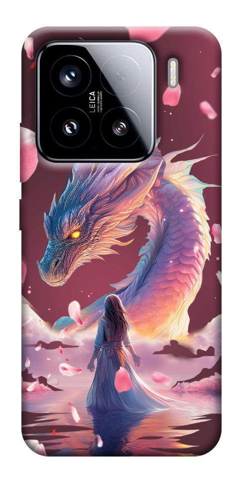 Чехол Girl and dragon для Xiaomi 15