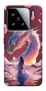 Чехол Girl and dragon для Xiaomi 15
