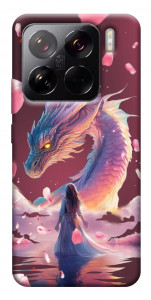 Чехол Girl and dragon для Xiaomi 15 Pro
