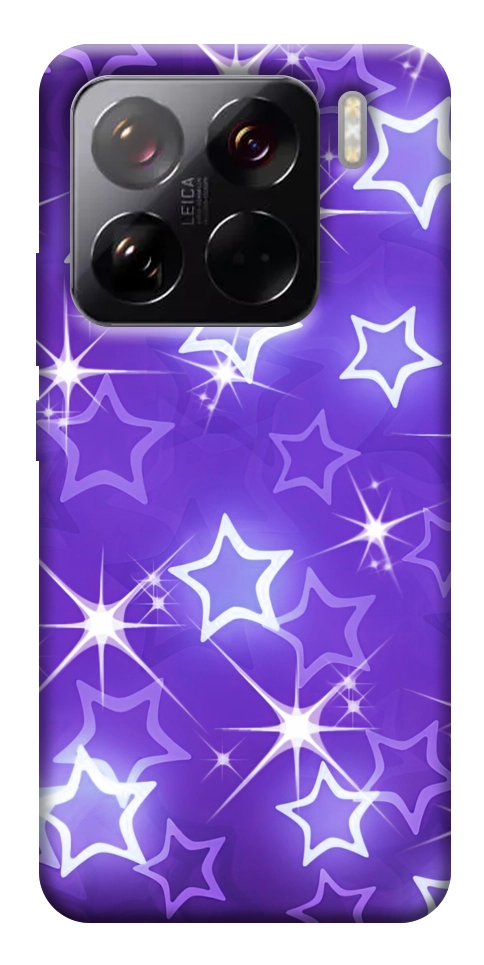 Чехол Purple sparkles для Xiaomi 15 Pro