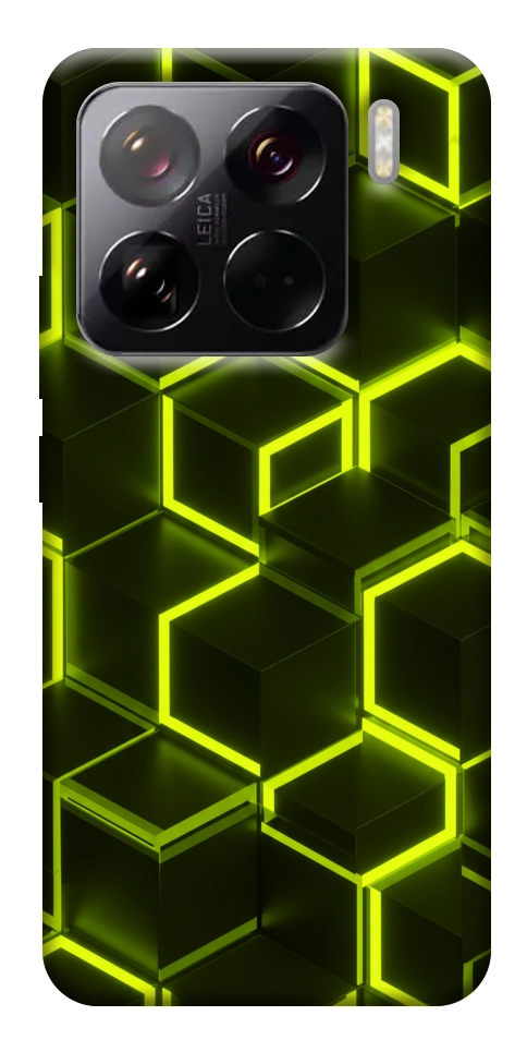 Чехол Neon hexagon для Xiaomi 15 Pro