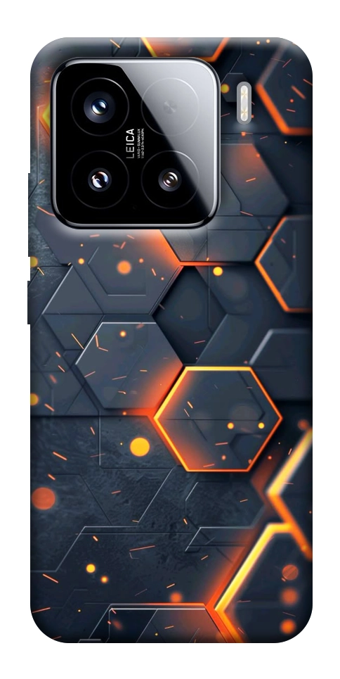 Чохол Burning hex pattern для Xiaomi 15