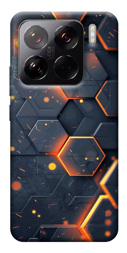 Чохол Burning hex pattern для Xiaomi 15 Pro