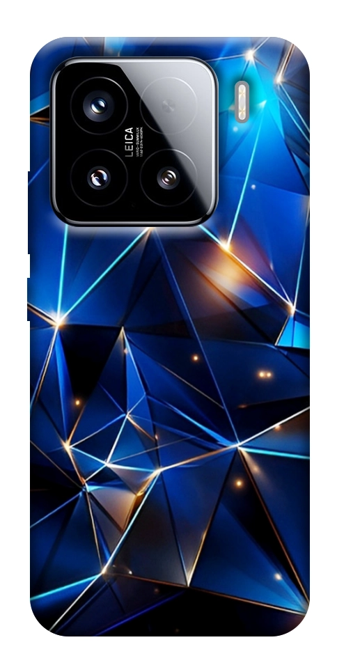 Чехол Abstract purple pattern для Xiaomi 15