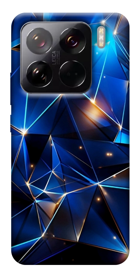 Чехол Abstract purple pattern для Xiaomi 15 Pro