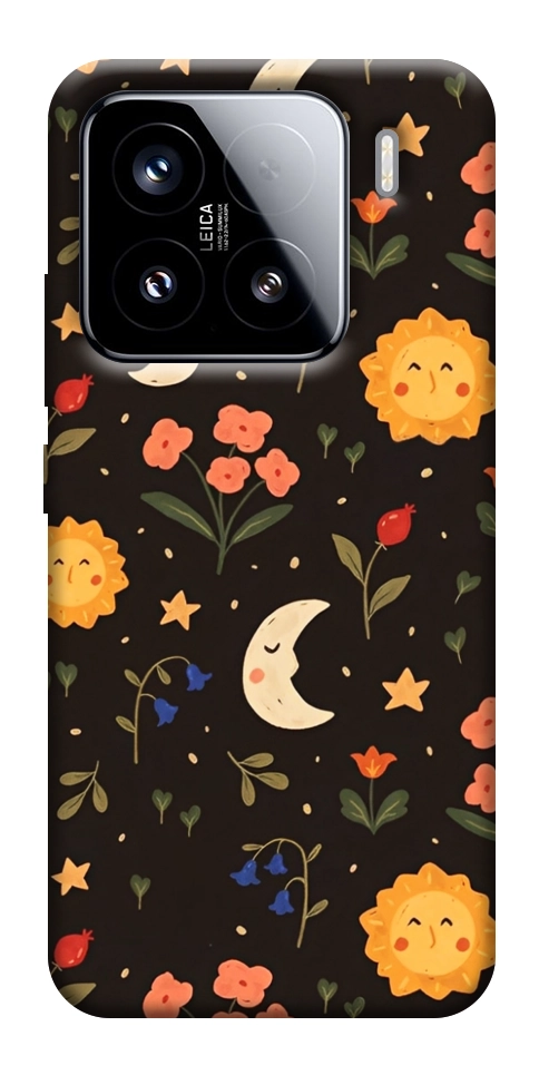 Чехол Полевые цветы для Xiaomi 15