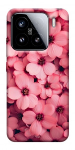Чехол Pink flowers для Xiaomi 15