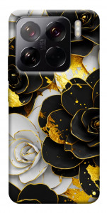 Чехол Flower black-white для Xiaomi 15 Pro