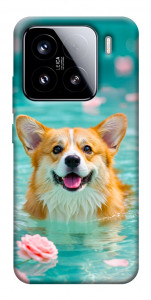 Чехол Swimming corgi для Xiaomi 15