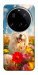 Чехол Happy dog in flowers для Xiaomi 15 Ultra