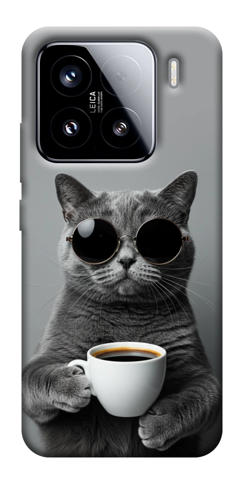 Чехол Grey cat coffee для Xiaomi 15