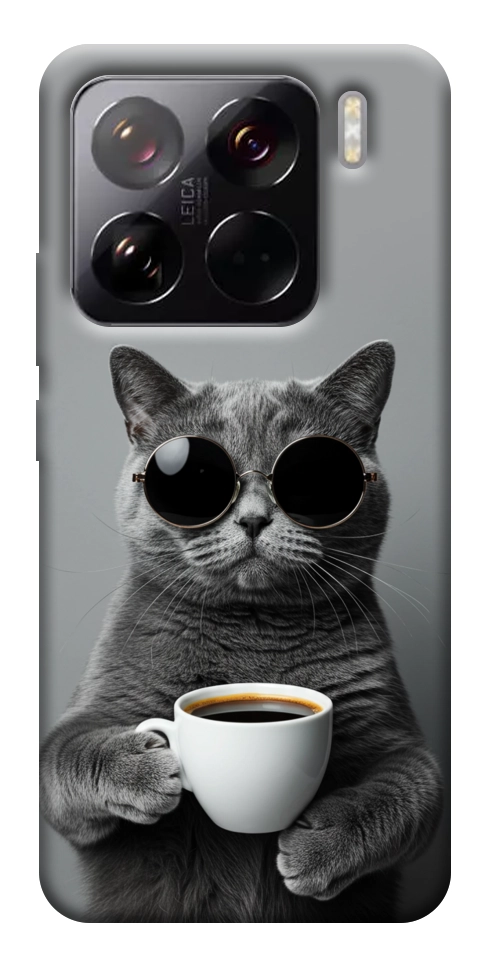 Чехол Grey cat coffee для Xiaomi 15 Pro