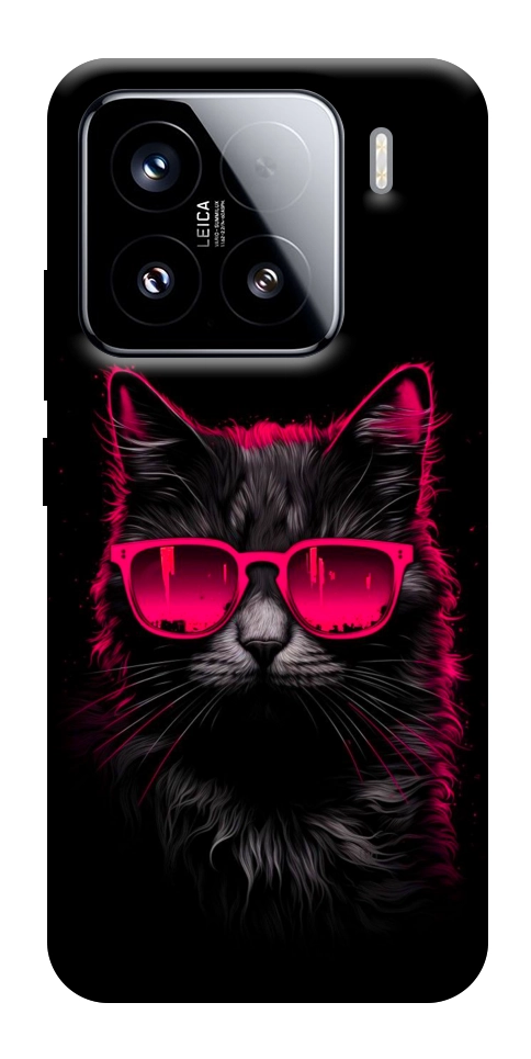 Чехол Cyberpunk cat для Xiaomi 15