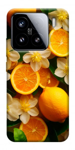 Чехол Лимоны и цветы для Xiaomi 15