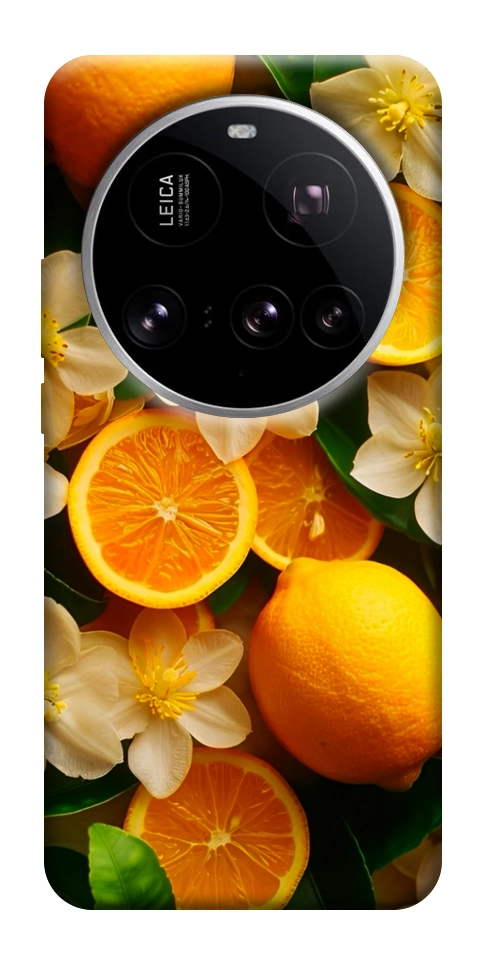 Чохол Лимони та квіти для Xiaomi 15 Ultra