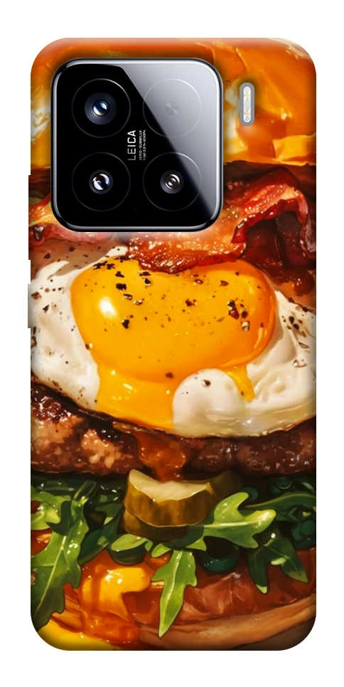 Чехол Вкусный бургер для Xiaomi 15